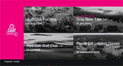 Desktop Screenshot of golfseason.sk